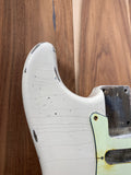 TrueTone Strat Relic Stratocaster Body, Aged Nitro Olympic White