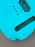 TrueTone Strat Relic Telecaster HH Body, Aged Nitro Seafoam Green