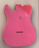 Tele Relic / Aged Telecaster Body, Aged Nitro Fiesta red MADE TO ORDER