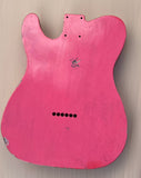 Tele Relic / Aged Telecaster Body, Aged Nitro Fiesta red MADE TO ORDER