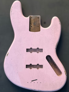 Relic Jazz bass body by true tone relic  , shell pink MADE TO ORDER