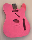 Tele Relic / Aged Telecaster Body, Aged Nitro Fiesta red MADE TO ORDER