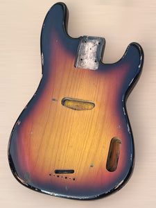 TrueTone Strat Relic 1951 /1954 Precision Bass Body, Vintage sunburst MADE TO ORDER