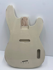 TrueTone Strat Relic 1951 precision bass body , olympic white