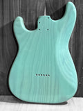 Stratocaster body made to order 2 piece Ash in Trans seafoam Green