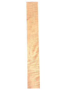 Baked Maple Neck Blank 3A Curly Red Maple  Flamed blank 715X97x51  NUM1