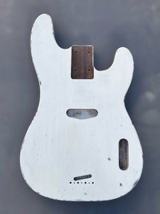 TrueTone Strat Relic 1951 precision bass body , olympic white MADE TO ORDER