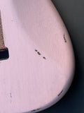 TrueTone Strat Relic Stratocaster Body, Aged Nitro Shell Pink MADE TO ORDER