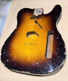 Tele Relic / Aged Telecaster Body, Aged Nitro tobacco sunburst MADE TO ORDER