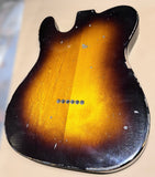 Tele Relic / Aged Telecaster Body, Aged Nitro tobacco sunburst MADE TO ORDER