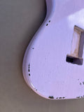 TrueTone Strat Relic Stratocaster Body, Aged Nitro Shell Pink