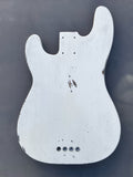 TrueTone Strat Relic 1951 precision bass body , olympic white MADE TO ORDER