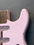 TrueTone Strat Relic Stratocaster Body, Aged Nitro Shell Pink MADE TO ORDER