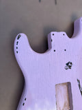 TrueTone Strat Relic Stratocaster Body, Aged Nitro Shell Pink