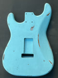 TrueTone Strat Relic Stratocaster Body, Aged Nitro Sonic Blue MADE TO ORDER