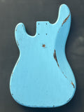 Relic precision bass body by true tone relic  , Sonic blue MADE TO ORDER