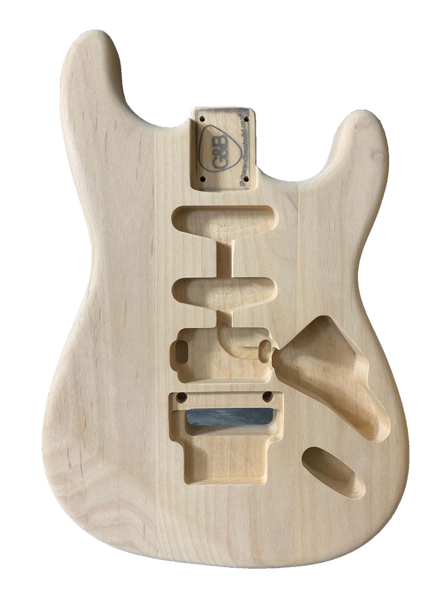 Custom Shop Stratocaster Floyd Rose HSS Guitar Body – Guitar and Bass Build