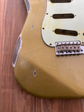 TrueTone Strat Relic Stratocaster Body, Aged Nitro Vintage Gold